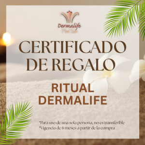 Certificado de Regalo Dermalife