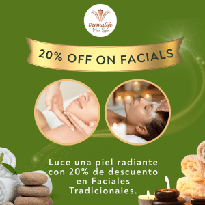 20% OFF ON FACIALS